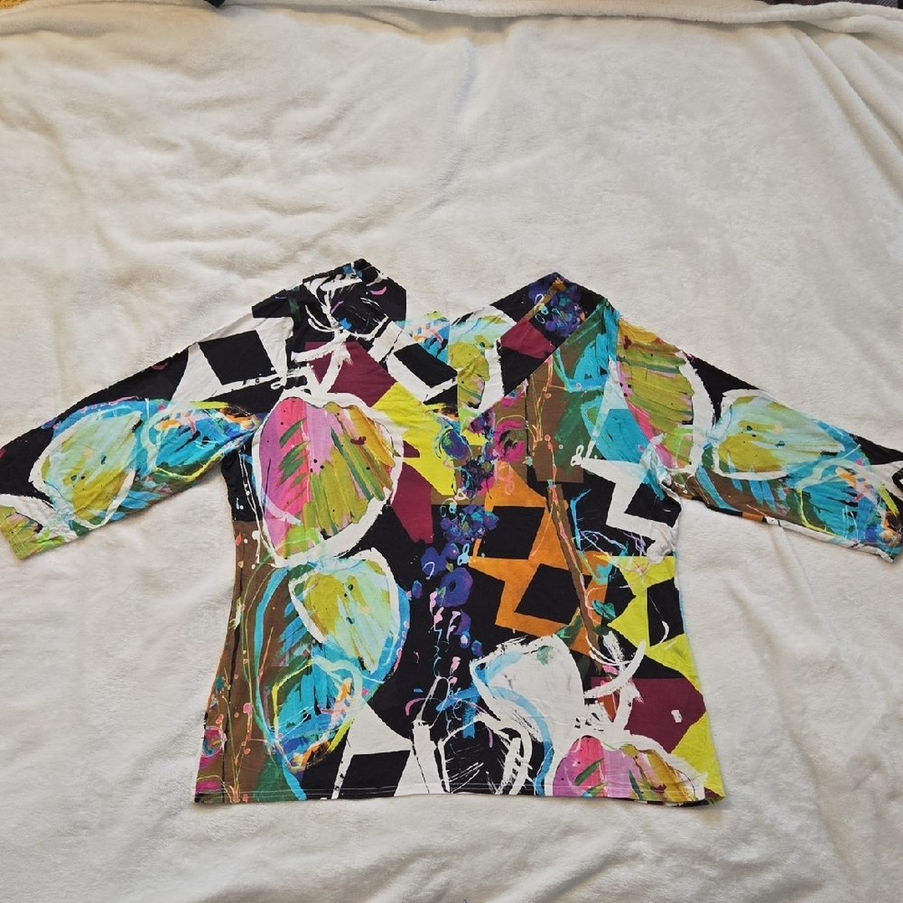 Peck & Peck Women's Abstract Pattern Top